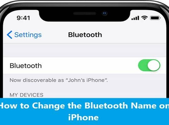 How to Change the Bluetooth Name on iPhone