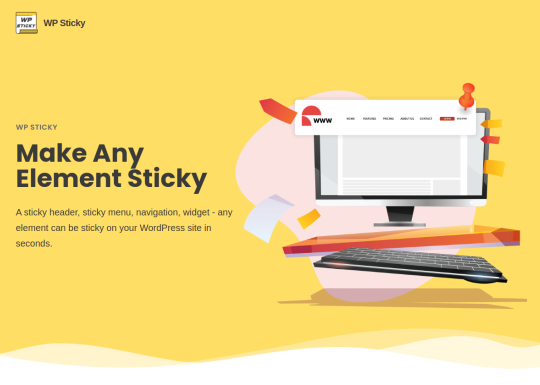 Need to make your header or other elements sticky? WP Sticky will help you do it with a few clicks
