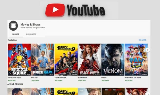 YouTube Movies & Shows