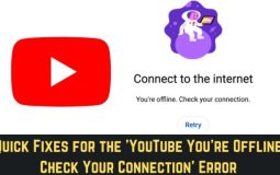 YouTube You’re Offline Check Your Connection – A Guide To Fix this