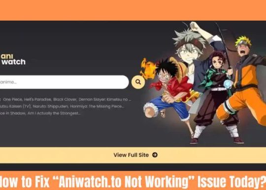How to Fix “Aniwatch.to Not Working” Issue Today?